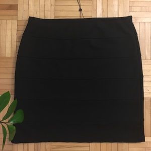 Stretch black mini skirt NWT